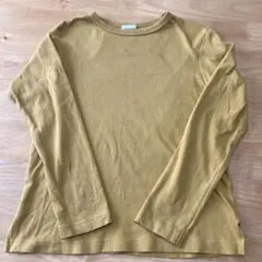 GU 長袖カットソー マスタード色 150cm