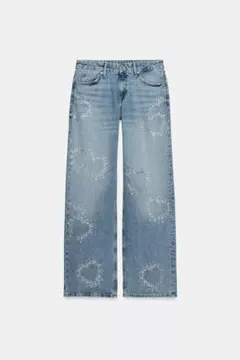 2026年最新】ZARA TRF ハート デニムパンツの人気アイテム - メルカリ