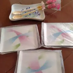花柄陶器皿まとめ売り