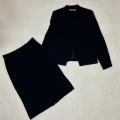 Theory luxe LIFT 黒 セットアップ ジャケット38 スカート36