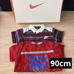 【新品未使用】NIKE ポロシャツ Tシャツ 2枚セット 90cmのサムネイル