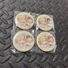 アイカツスターズ！ クッキー 缶バッジ 虹野ゆめ 結城すばる　4個セット