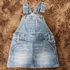 Gap デニム ジャンバースカート 80cm