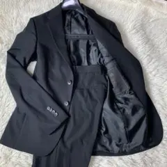 ザラ ZARAストレッチ コンフォート ブラック 黒 ビジネススーツ