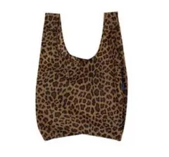 BAGGU スタンダードサイズ エコバッグ レオパード ヒョウ柄