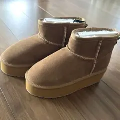 【未使用】EMU 厚底ムートンブーツ23cm