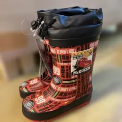 カーズ McQueen 長靴 16.0cm 赤・黒