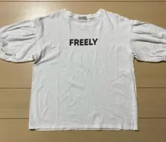 Samansa Mos2 ♫ふんわり袖ロゴTシャツ ♫ホワイト♫サイズFのサムネイル