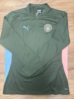 【美品】プーマ マンチェスターシティ ハーフジップ 2024 25 Lサイズ