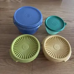 Tupperware 食品保存容器 4個セット - メルカリ