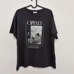 Lサイズ★レディース　デザインプリント　Tシャツ　トップス