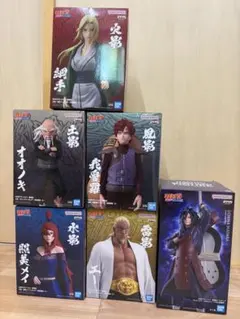 新品未開封】NARUTO疾風伝 五影終結・うちはマダラ 6体セット! - メルカリ