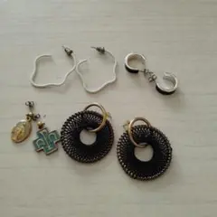 ピアス 4点セット デザインピアス