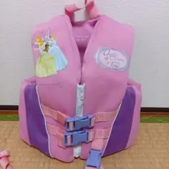 プリンセス柄ライフジャケット 3歳〜7歳　100〜120