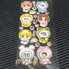 ぷくぷくシール　チビデビ　ちゃお付録　平成女児　着せ替えシール