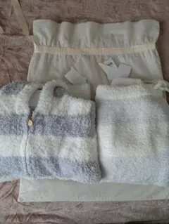 ジェラートピケ フード付きルームウェア　上下セット　FREEサイズ