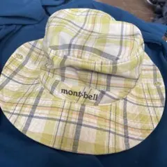 mont-bell チェック柄ハット　58㎝〜60㎝