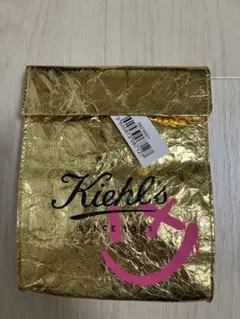 Kiehl's キールズ　オリジナルトラベルポーチ　　ゴールド