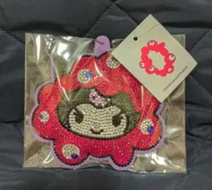 新品未開封 ミャクミャク クロミ キラキラレザーキーホルダー 大阪万博サンリオ