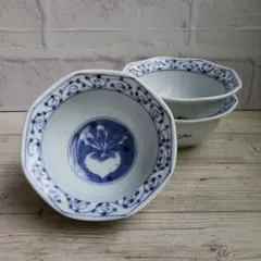 かぶら画八角小鉢(3ヶ)