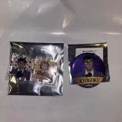 名探偵コナン　コナン展　アニメ　京極真　鈴木園子　缶バッジ　アクリルパズル