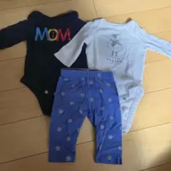 ☆babyGAP☆ロンパースとドットパンツ3点セット