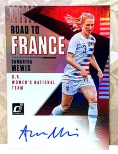 tobin サマンサ メウィス サイン panini auto カード 女子