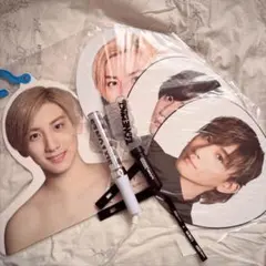 SixTONES 京本大我　ペンライト　チェンエラ　うちわ　フォトハンガー