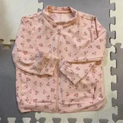 エアリズムUVカットメッシュブルゾン 90cm ピンク