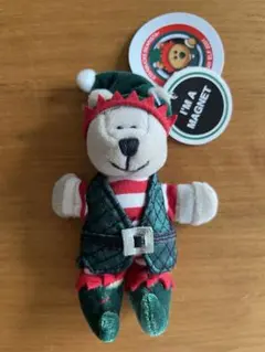 スタバ ベアリスタ ホリデーエルフ マグネット 2001年