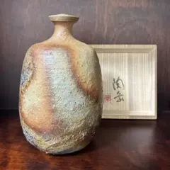 隠崎隆一 備前焼 酒器 徳利 緋襷 - メルカリ