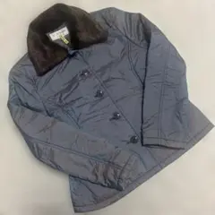 22 OCTOBRE ファー襟付き ナイロンジャケット サイズ38