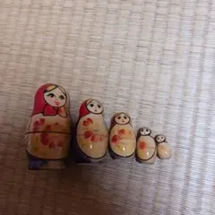 木製マトリョーシカ 5体セット