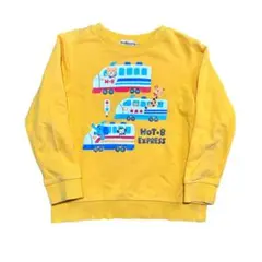 ミキハウス Hot biscuits 新幹線 トレーナー 120cm