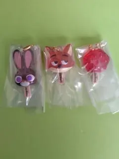 ズートピア　アイスキャンディーチャーム　３種セット