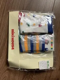 新品 未使用★Miki House ミキハウス 靴下 15-17cm 2足セット
