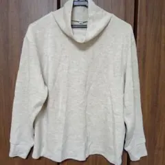 UNIQLO ベージュ ハイネック 長袖 S