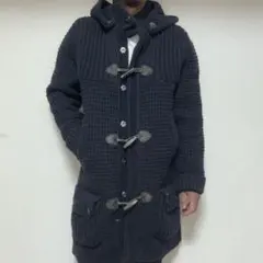 イタリア製Bark バーク　ニット ダッフルコートS