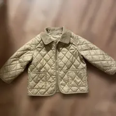 UNIQLOベビー ベージュキルティングジャケット 90