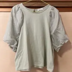 パフスリーブカットソー