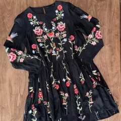 ZARA ザラ レディース ワンピース XS インナーキャミワンピ付きのサムネイル