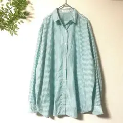 AMERICAN HOLIC ストライプシャツ M 長袖 ビッグシルエット