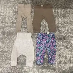 H&M キッズボトムス タイツ 0-9M 4点セット