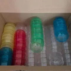 カプセルトイ　空容器 ガチャガチャ　まとめ売り　セパレート46個　約6cm