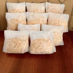 ♧82 削りたてをお届けします　ヒノキチップ　ヒノキおがくず10袋　かんなくず