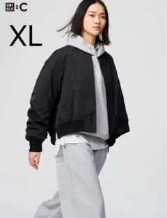 ユニクロC ボマージャケット　XL ブラック