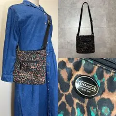 ヒョウ柄 ショルダーバッグ