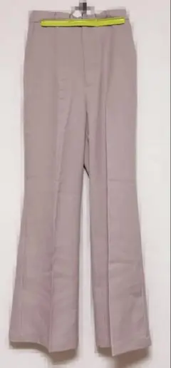 Heather ヘザー M ストレートパンツ くすみカラー ピンク ワイドパンツ