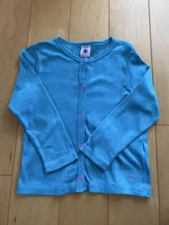 PETIT BATEAU ブルーカーディガン 24m/86cm