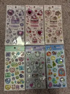 あ*こ様 サンスター文具シール　サンリオ　ディズニー　6パック